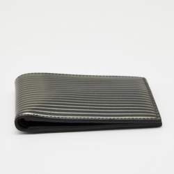 Pre Owned Balenciaga Silver/Grey Vinyl Bifold Wallet