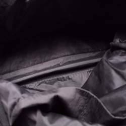 Balenciaga Black/White All Over Logo Print Nylon Backpack