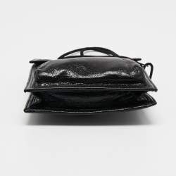 Balenciaga Black Leather Explorer Crossbody Bag