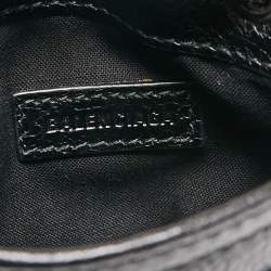 Balenciaga Black Leather Explorer Crossbody Bag