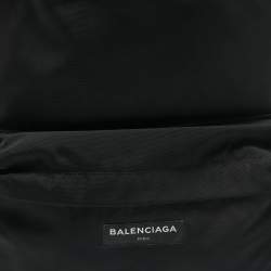Balenciaga Black Nylon Explorer Backpack