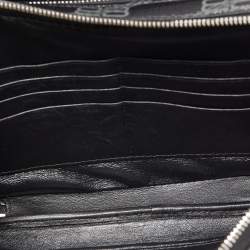 Balenciaga Black BB Monogram Coated Canvas Everyday Pouch