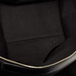 Balenciaga Black Canvas and Leather Logo Weekender