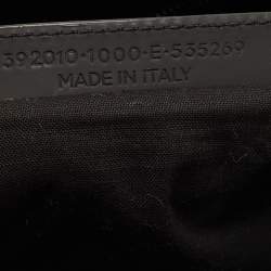 Balenciaga Black Canvas and Leather Logo Weekender
