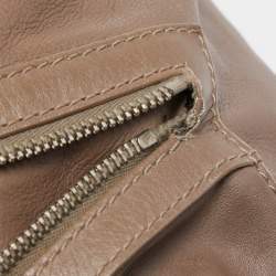 Balenciaga Mauve Leather Classic Hardware Traveller Backpack