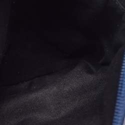 Pre Owned Balenciaga Blue Leather Explorer Crossbody Bag