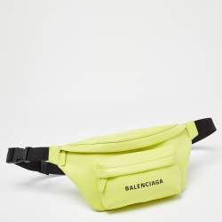 Balenciaga Yellow Leather Everyday Belt Bag