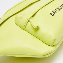 Balenciaga Yellow Leather Everyday Belt Bag