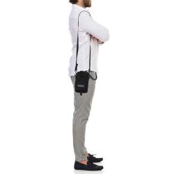 Balenciaga Black Nylon Explorer Messenger Bag