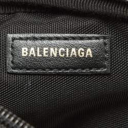 Balenciaga Black Nylon Explorer Messenger Bag