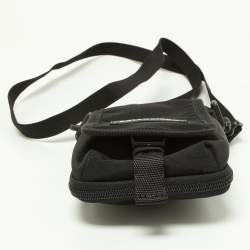 Balenciaga Black Nylon Explorer Messenger Bag
