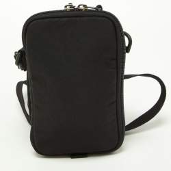 Balenciaga Black Nylon Explorer Messenger Bag