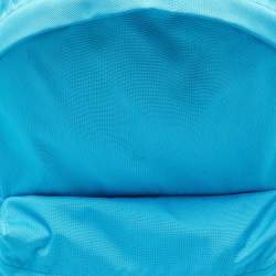 مملوكة مسبقًا Balenciaga Blue Nylon Explorer Logo Backpack
