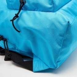 مملوكة مسبقًا Balenciaga Blue Nylon Explorer Logo Backpack