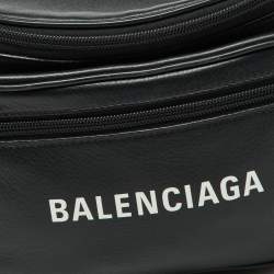 Balenciaga Black Leather Everyday Belt Bag