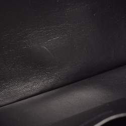 Balenciaga Black Leather Zip Pouch