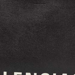 Balenciaga Black Leather Zip Pouch