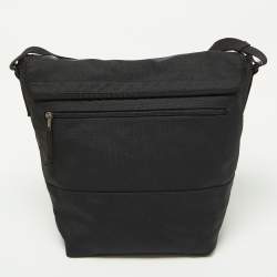 Balenciaga Black Nylon Messenger Bag