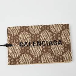 Balenciaga x Gucci Black Canvas and Leather The Hacker Project Duffle Bag