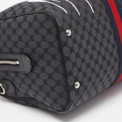 Balenciaga x Gucci Black Canvas and Leather The Hacker Project Duffle Bag
