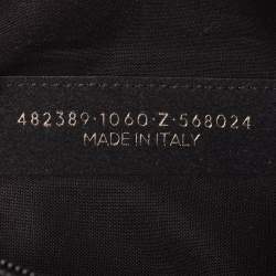 Pre Owned Balenciaga Black Nylon Logo Explorer Belt Bag