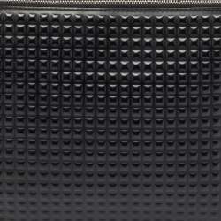 Balenciaga Black Leather Zip Pouch