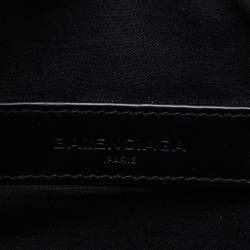 Balenciaga Black Leather Zip Pouch