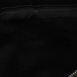 Balenciaga Black Leather Zip Pouch