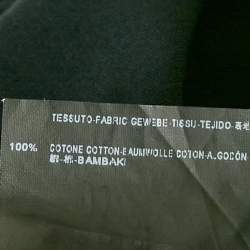 Pre Owned Balenciaga Black Cotton Round Neck T-Shirt XL