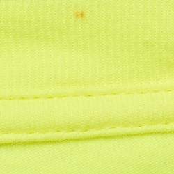Pre Owned Balenciaga Neon Yellow Jersey The Power Of Dreams T-Shirt S