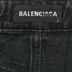 Balenciaga Black Washed Denim Jeans M Waist 33"