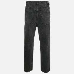Balenciaga Black Washed Denim Jeans M Waist 33"