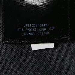 مملوكة مسبقًا Balenciaga Unisex Grey Logo Embroidery Cotton Knit Oversized Hoodie XS