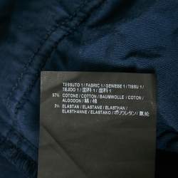Balenciaga Blue Cotton Gabardine Pants L