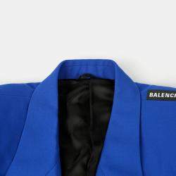 Balenciaga Blue Shoulder Coat Size 48