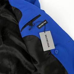 Balenciaga Blue Shoulder Coat Size 48