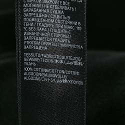 Balenciaga Black Distressed Cotton Archive Series Zip Up Hoodie XS