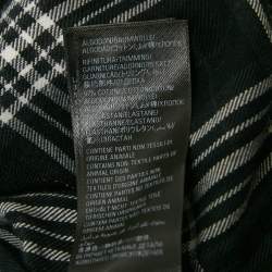 Balenciaga Black Checks Cotton Oversized Ttrompe L'œil Shirt M