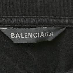 Balenciaga Black Checks Cotton Oversized Ttrompe L'œil Shirt M