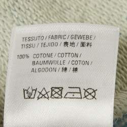 مملوكة مسبقًا Balenciaga Blue Logo Print Cotton Hooded Sweatshirt S