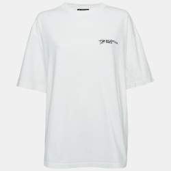 Balenciaga Black Symbolic Logo Printed Oversized T-Shirt XS
