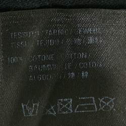 Balenciaga Black Logo Print Crew Neck Oversized T-Shirt XS