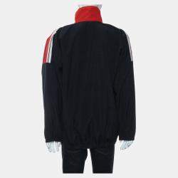 Balenciaga Colorblock Logo Windbreaker Jacket EU 34