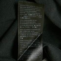 Pre Owned Balenciaga Grey Logo Embroidered Jersey T-Shirt XS