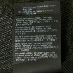 Balenciaga Grey Cotton Pocket Detail Oversized Hoodie S