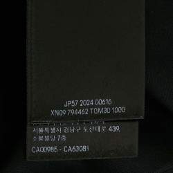 Balenciaga Unisex Black Cotton Gabardine Oversized Shirt XXS