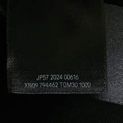 Balenciaga Unisex Black Cotton Gabardine Oversized Shirt XXS
