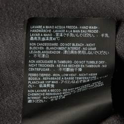 Pre Owned تي شيرت بالنسياغا بسيط قطن رمادي سبيدهانترز بأكمام طويلة مقاس صغير