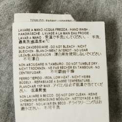 Pre Owned Balenciaga Grey Political Campaign Print Jersey T-Shirt XS