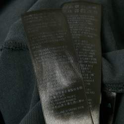 Pre Owned Balenciaga Unisex Grey Logo Embroiderd Jersey Oversized T-Shirt S 